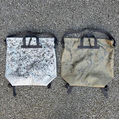ZEPTEPI & Co. / DRIL BAG / MEDIUM / RAINDROPS / GRAY