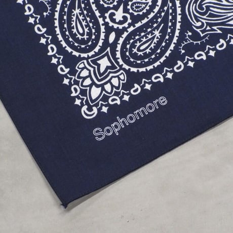 Sophomore / LOGO BANDANA / NAVY
