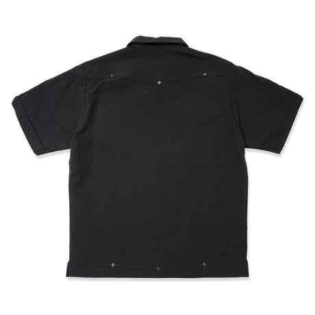 HOMBRE NINO / D GAUZE CUBA SHIRT / BLACK