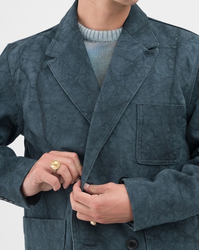 ジャケット・アウター Stussy CANVAS DOUBLE BREASTED JACKET STUSSY / CANVAS DOUBLE BREASTED JACKET / NAVY |