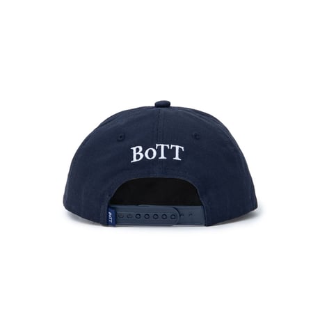BoTT / SCRIPT LOGO 5 PANEL CAP / NAVY