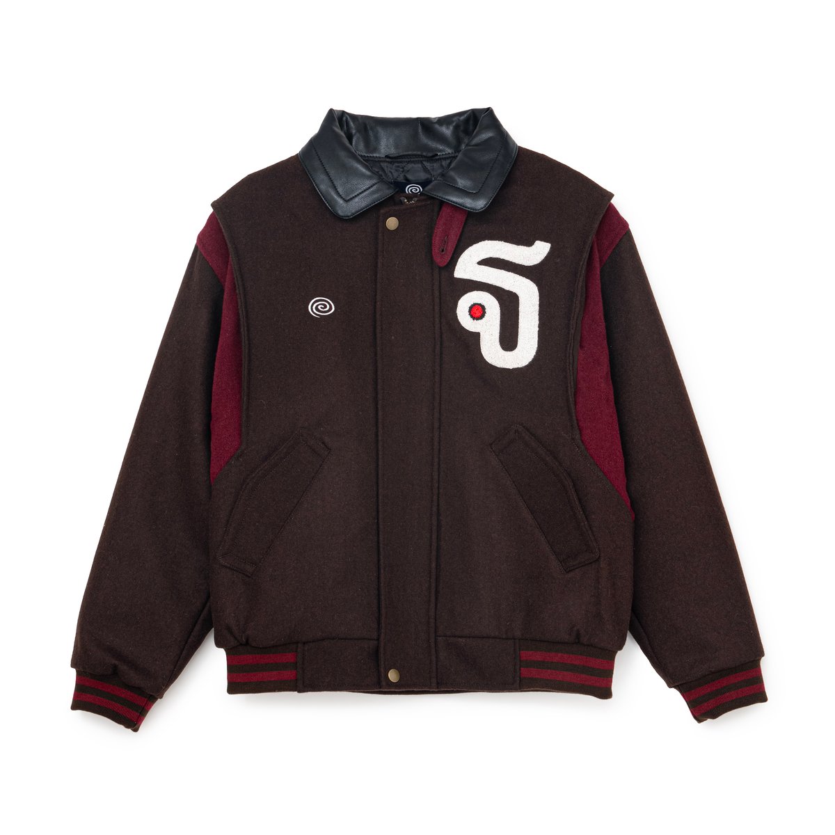 SOL soonerorlater / VARSITY JACKET / BROWN | So
