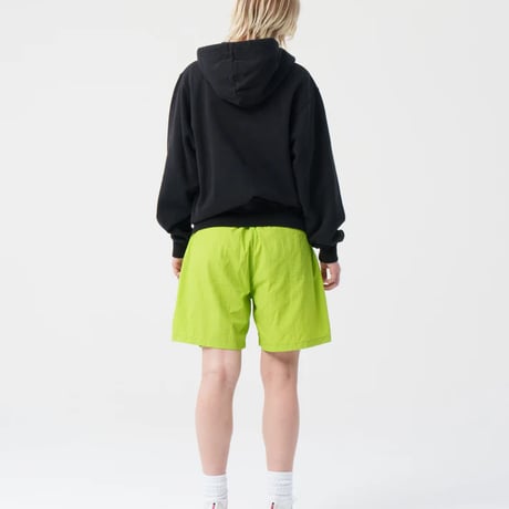 BoTT / WASHED SCRIPT LOGO ZIP HOODIE / WASHED BLACK