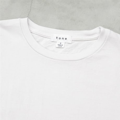 tone / POCKET T SHIRT / D.WHITE
