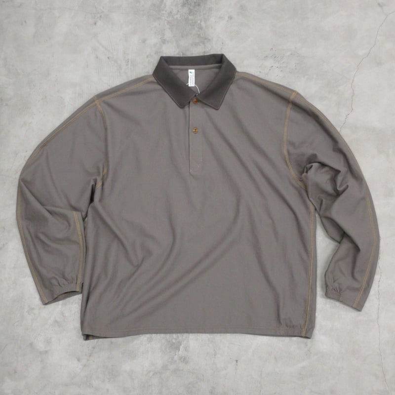 NOROLL / DRY WASHI L/S POLO / KUCHIBA | Sophomore