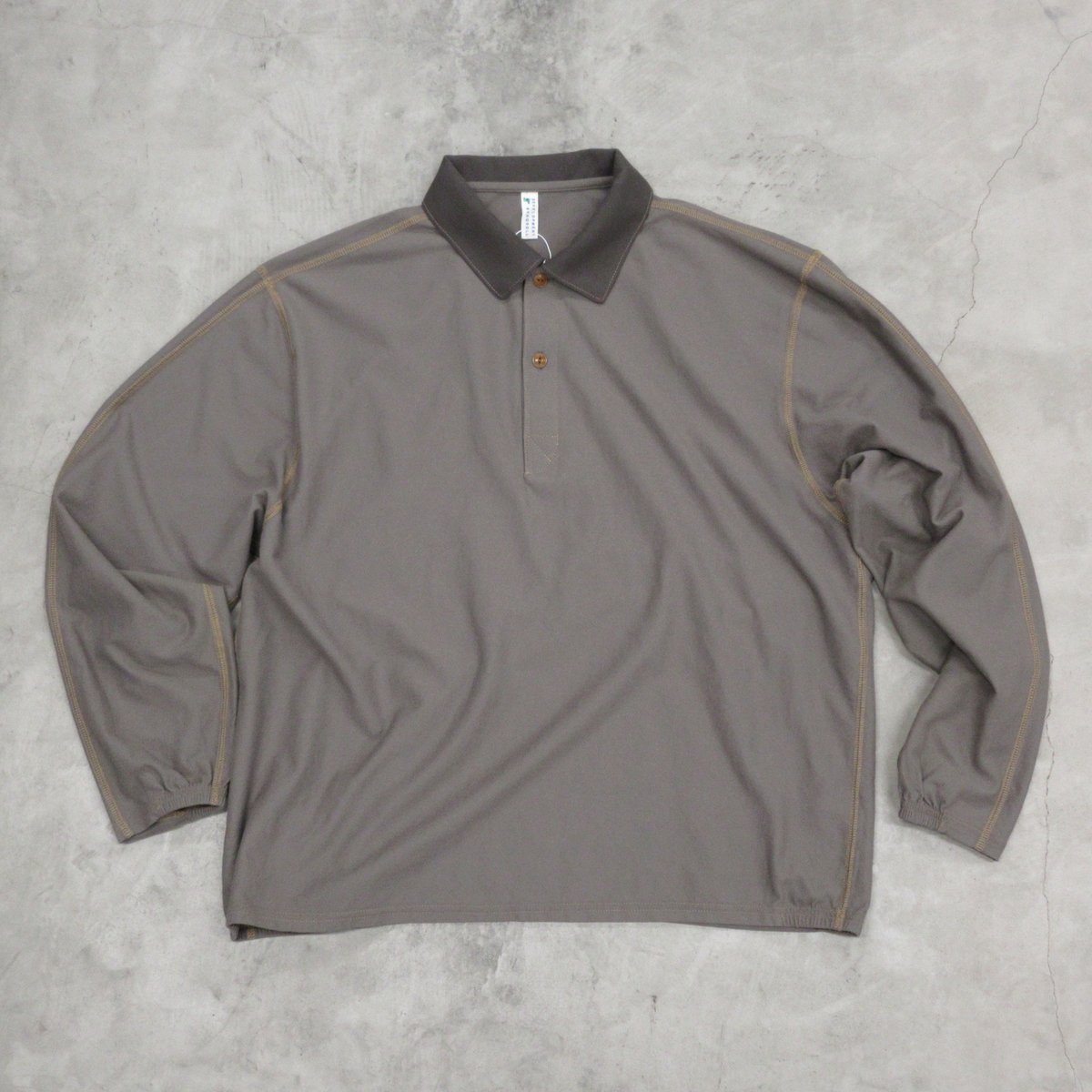 NOROLL / DRY WASHI L/S POLO / KUCHIBA | Sophomore