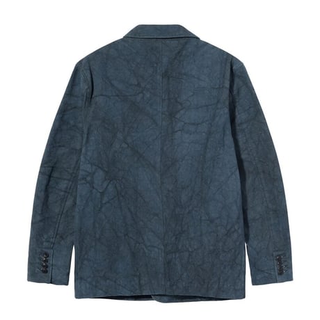 STUSSY / CANVAS DOUBLE BREASTED JACKET / NAVY