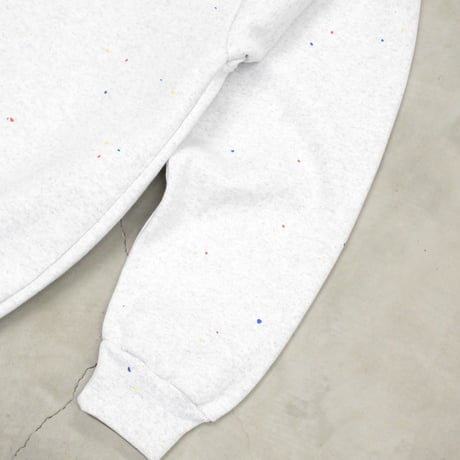PAJA STUDIO / PRINTED NEP CREWNECK SWEATSHIRTS / ASH GRAY