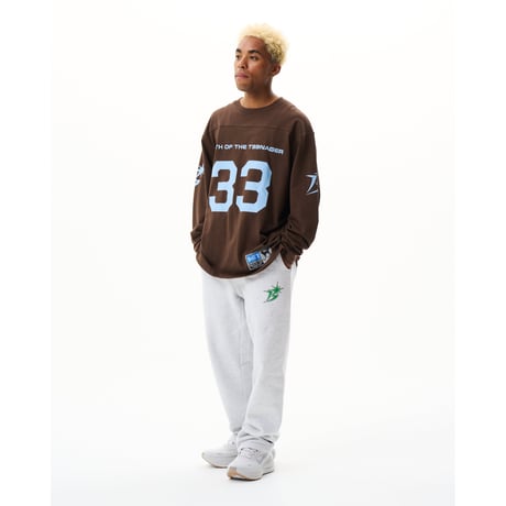 BoTT / COTTON FOOTBALL SHIRT / BROWN