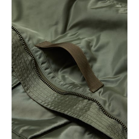 BAL / x SPIEWAK DOUBEL ZIP BOMBER JACKET / ALPHA GREEN