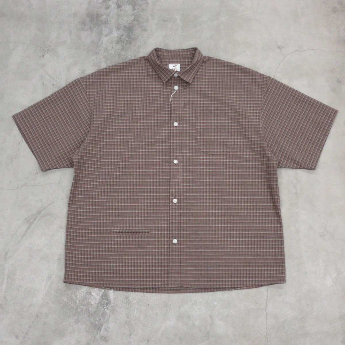 NOROLL / NORMAL PANAMA S/S SHIRT / PANAMA CHECK