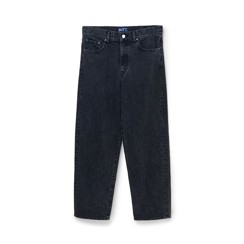 【新品未使用】BoTT LOOSE-FIT JEAN WASHED BLACK BoTT / LOOSE-FIT JEAN / WASHED BLACK | Sophomore