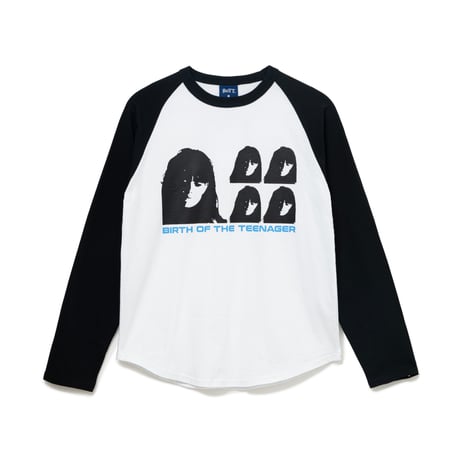 BoTT / DISC RAGLAN L/S TEE / WHITE