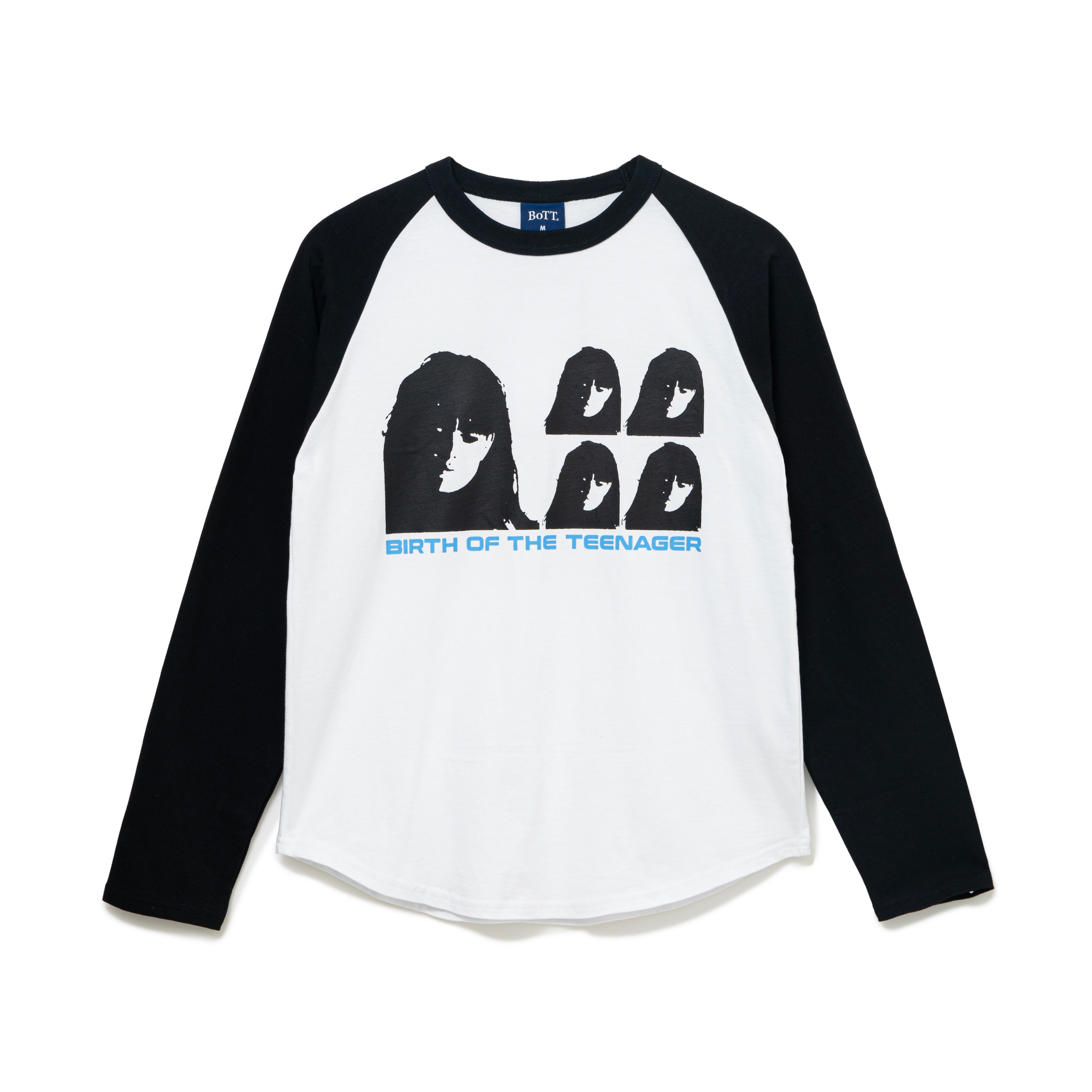BoTT / DISC RAGLAN L/S TEE / WHITE | Sophomore