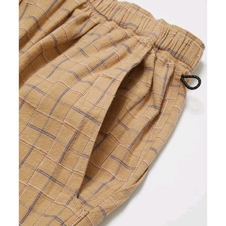 BAL / WIDE MOUNTAIN PANT / BLACK PLAID