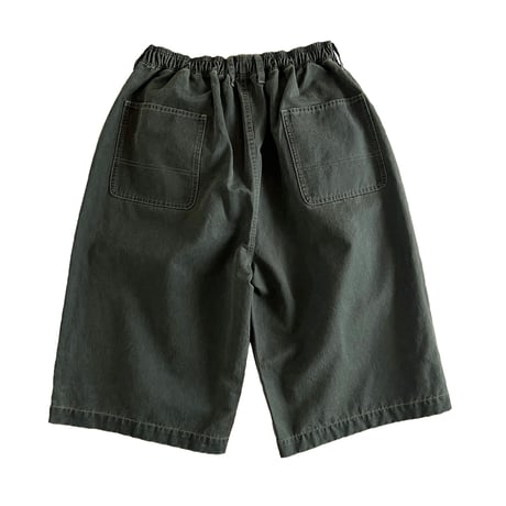 COMFORTABLE REASON / BOTANICAL WAX AGING SHORTS / ACID BROWN