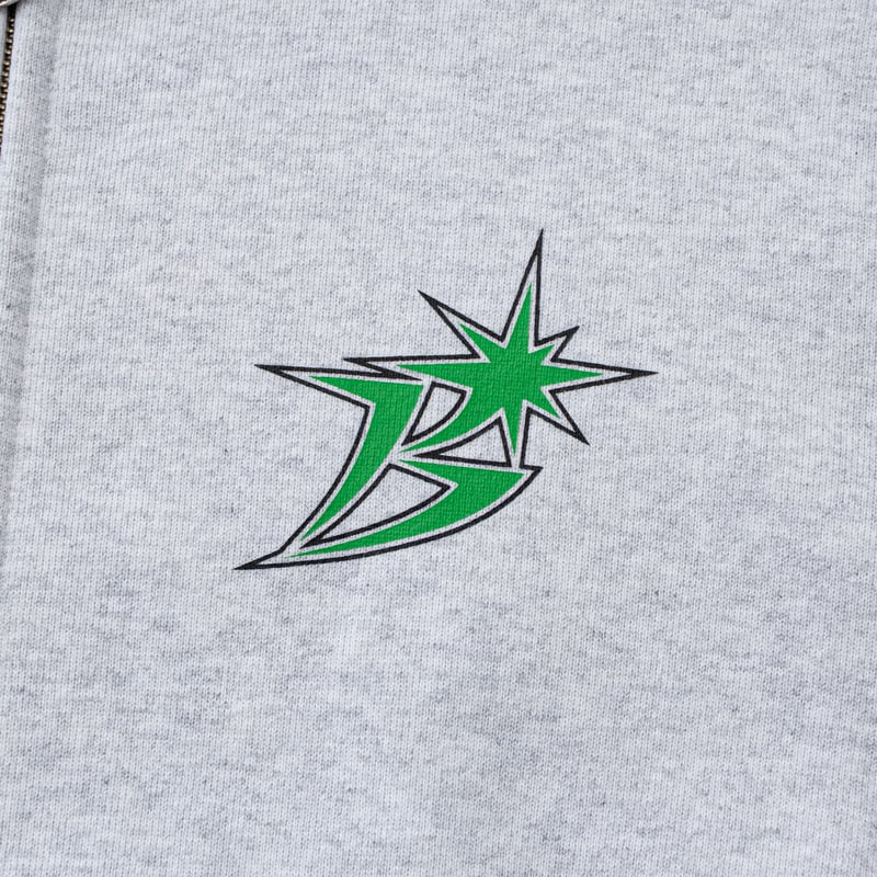 BoTT / B LOGO ZIP HOODIE / ASH | Sophomore