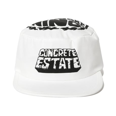 HOMBRE NINO / CONCRETE ESTATE LOGO CAP / WHITE
