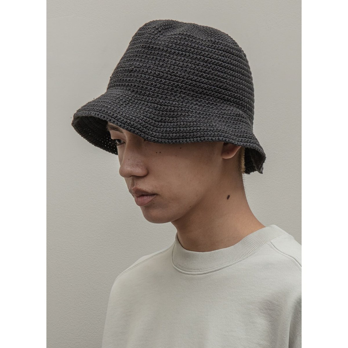 帽子 sol soonerorlater Handknitted Bucket Hat soonerorlater Hand-knitted Bucket Hat