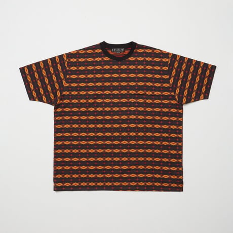 BAL / JACQUARD CREW NECK TEE / BLACK