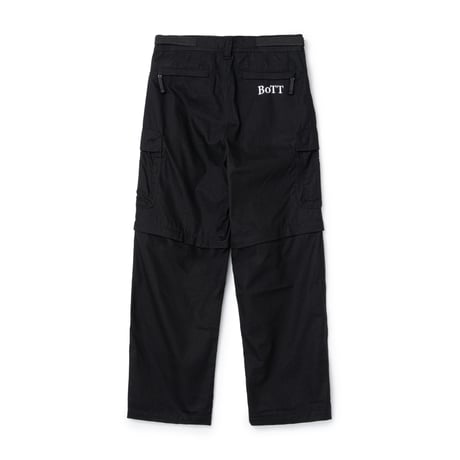 BoTT / RIPSTOP CONVERTIBLE PANT / BLACK