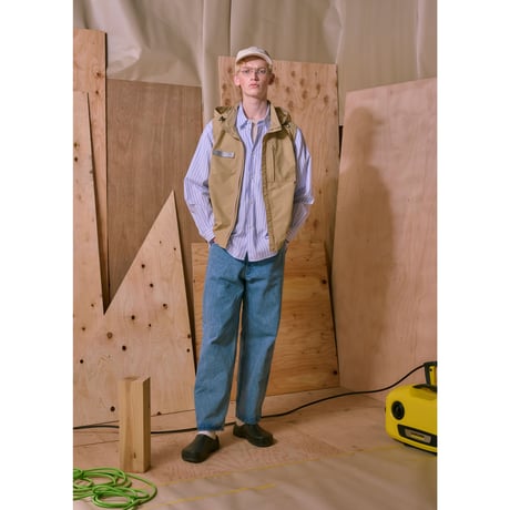 tone / DRESS SHIRT / BLUE STRIPE