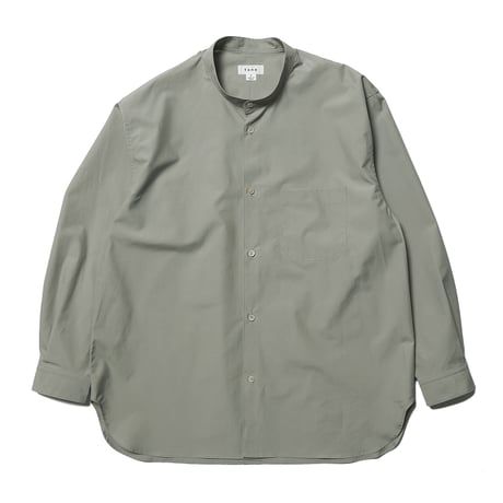 tone / COTTON BROAD BAND COLOR SHIRT / SAGE