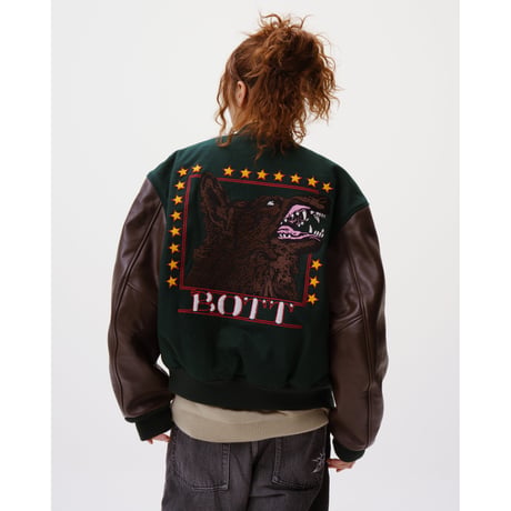 BoTT / WOLF VARSITY JACKET / FOREST