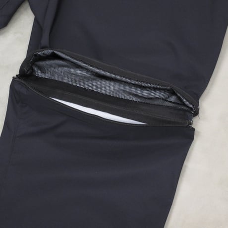 tone / WATERPROOF CONVERTIBLE PANTS / BLACK