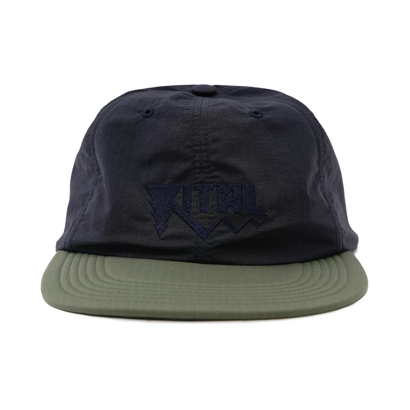 GARBAGE / SOFT BRIM 6 PANEL CAP (VITAL) / NAVY