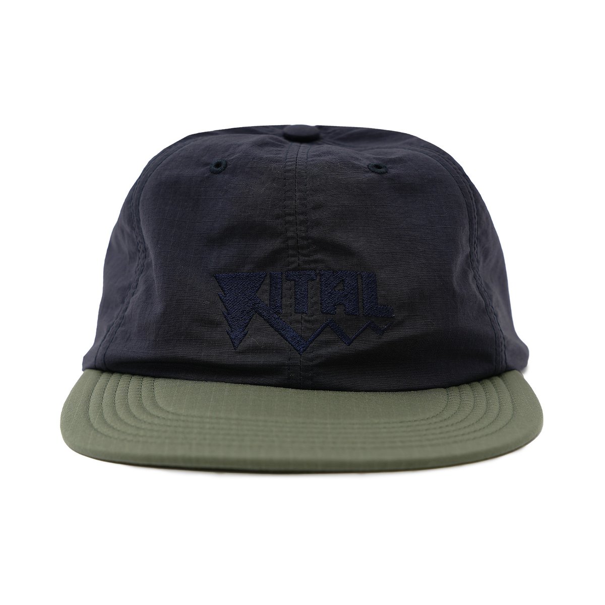 GARBAGE / SOFT BRIM 6 PANEL CAP (VITAL) / NAVY