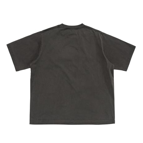LQQK STUDIO / PIGMENT WASHED TEE / WASHED BLACK