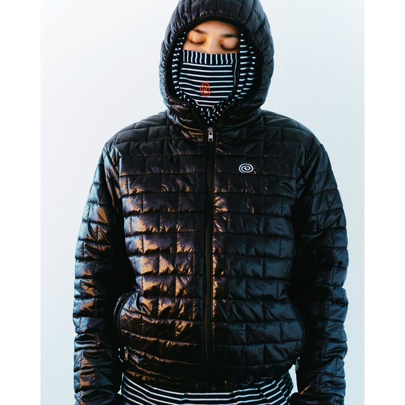 SOL soonerorlater / BORDER SCARF / WHITE & NAVY