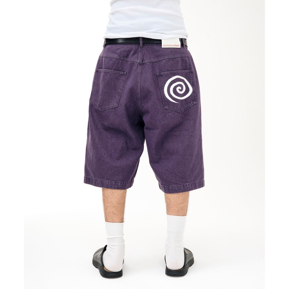パンツ SOL soonerorlater Denim Shorts SOL soonerorlater / GURUGURU DENIM SHORTS / PUR