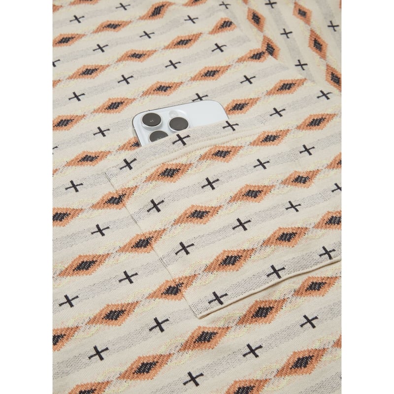 bal バル JACQUARD BAL / JACQUARD CREW NECK TEE / BLACK | Sophomore