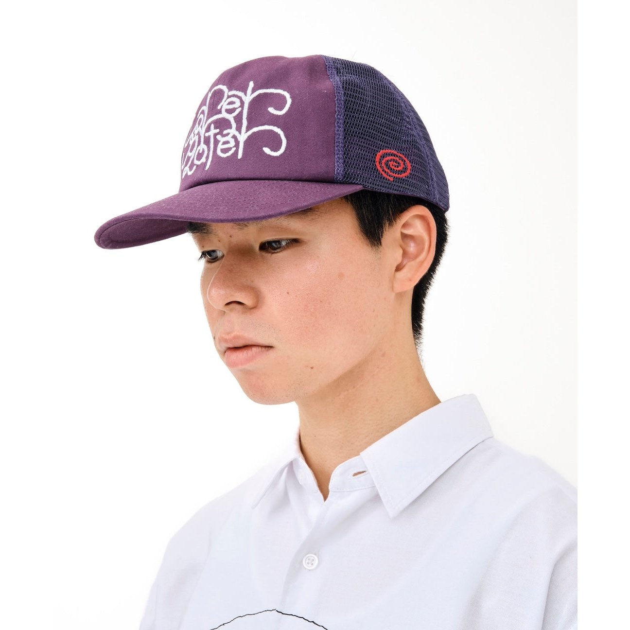 r*︎様 SOL soonerorlater Stem Logo Mesh Ca SOL soonerorlater / STEM LOGO MESH CAP / PURPLE