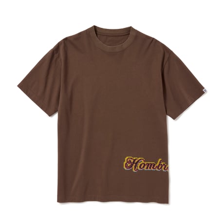 HOMBRE NINO / S/S PRINT TEE (RETRO) / BROWN