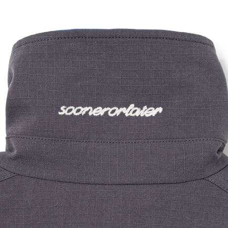 SOL soonerorlater / COTTON RIPSTOP UTILITY JACKET / GRAY