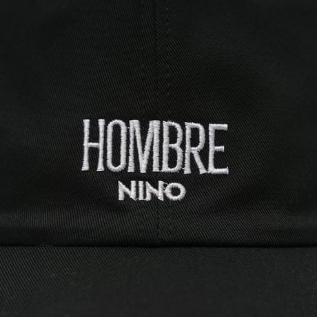 HOMBRE NINO / LOGO 6 PANEL CAP / BLACK