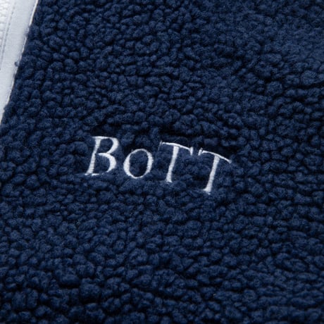 BoTT / FULL ZIP FLEECE VEST / NAVY