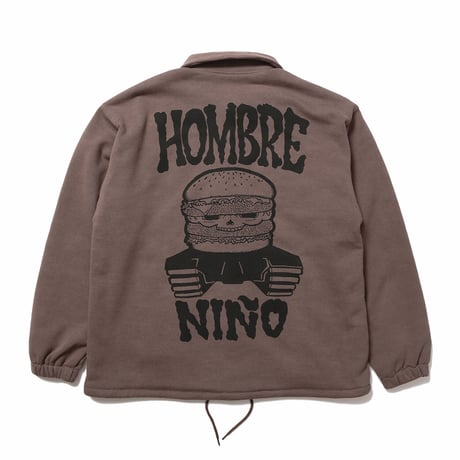 HOMBRE NINO / SWEAT COACH JACKET / BROWN