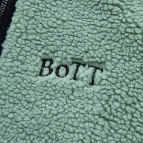 BoTT / FULL ZIP FLEECE VEST / SLATE GREEN