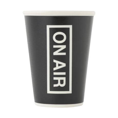 ON-AIR / ON AIR BASIC LOGO COFFEE CUP / BLACK