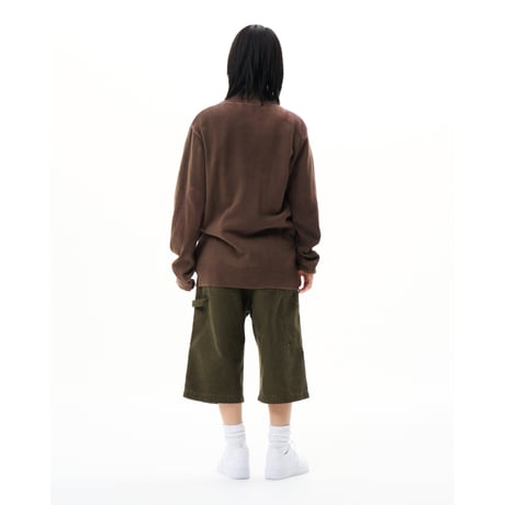 BoTT / ZIP-UP DRIVER'S KNIT / BROWN