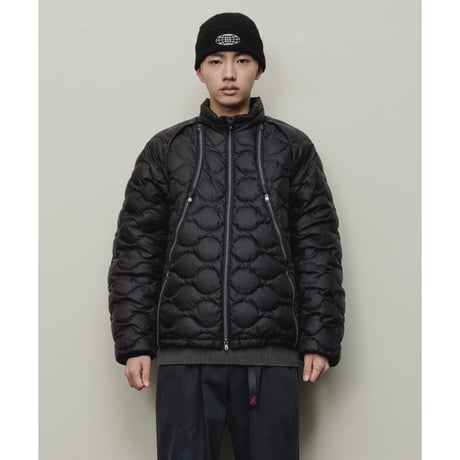 BAL / REMOVABLE SLEEVE DOWN JACKET / BLACK