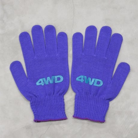 4WD  (4 WORTH DOING) / 4WD KINT GLOVES / PURPLE