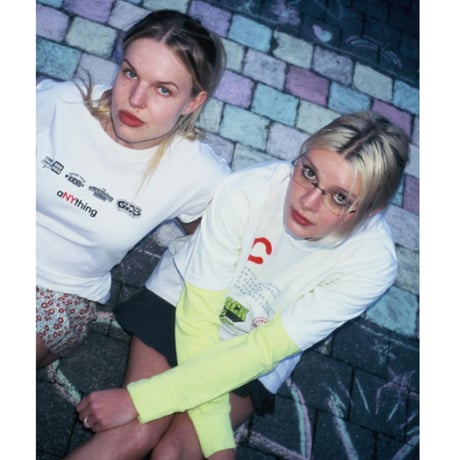 aNYthing / "C" T-SHIRT / WHITE