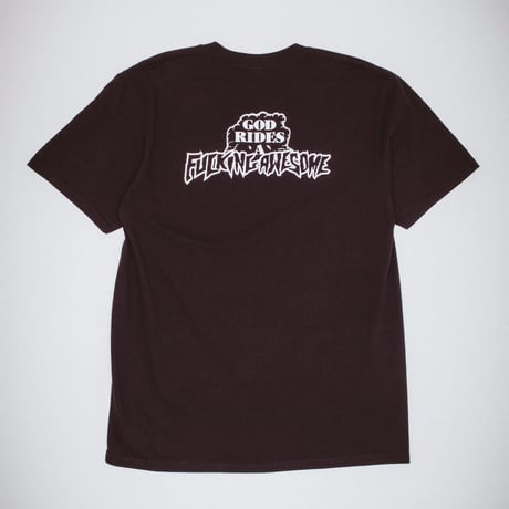 FUCKING AWESOME / GOD RIDES FA SHORT SLEEVE TEE / BLACK
