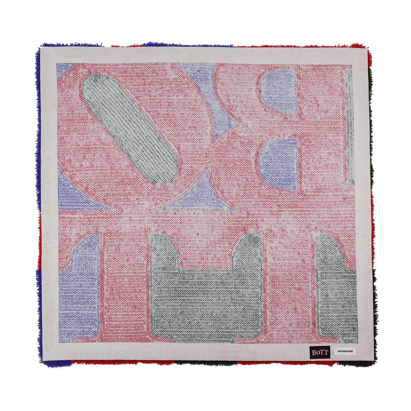 BoTT / SQUARE LOGO RUG MAT / MULTI | Sophomore