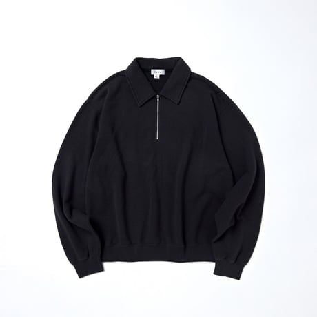 tone / FLATSEAMER SWEAT POLO / CHACOAL